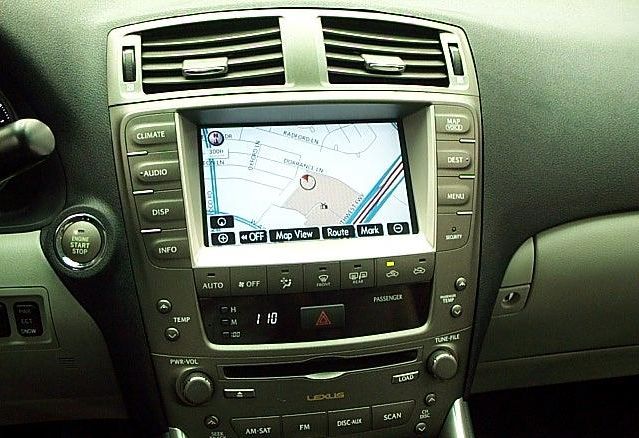 LEXUS IS250 IS350 ISF NAVIGATION LCD DISPLAY+TOUCH SCREEN 2006